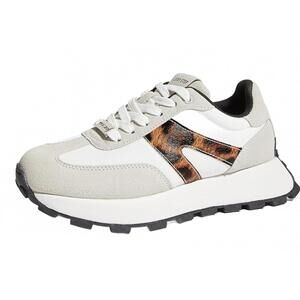 Stylish Leopard Print Chunky Sneakers